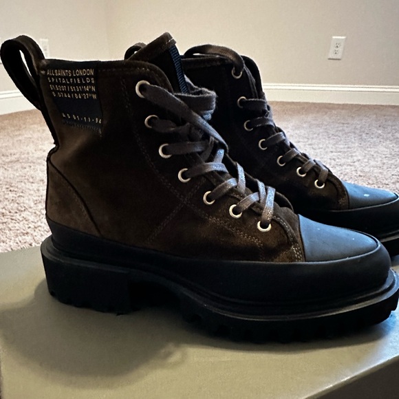 All saints myla suede boot - Picture 5 of 10